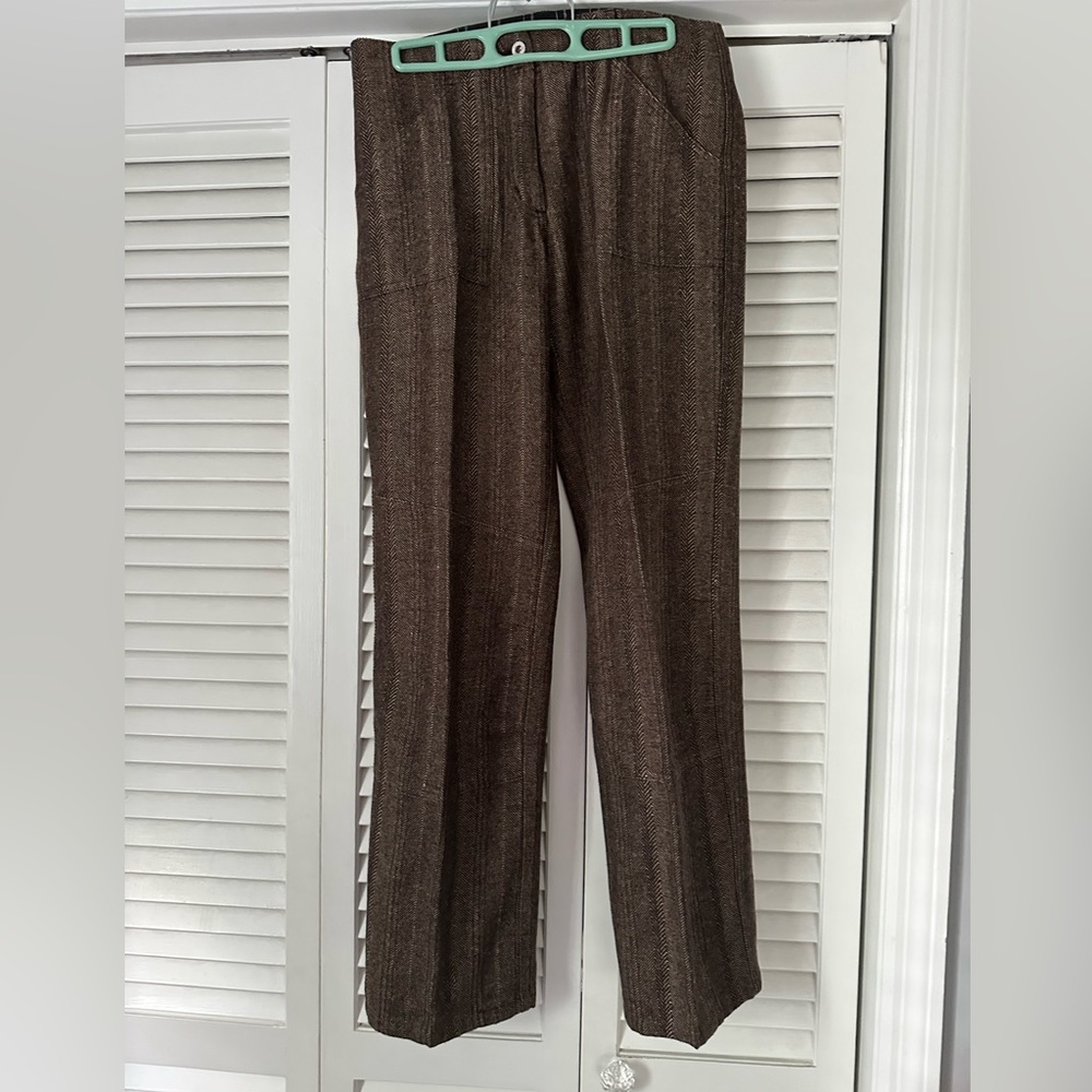 brown patterned Sundance trousers
